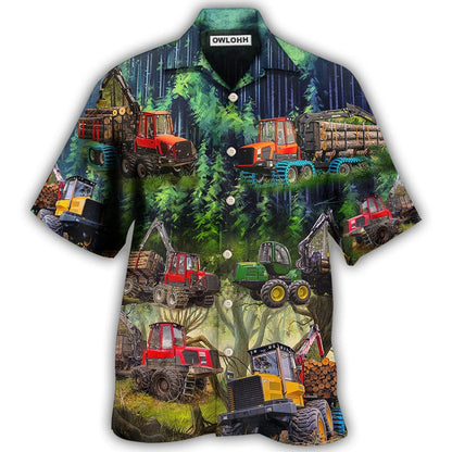 Tractor The Woods Are Calling And I Must Go Style - Hawaiian Shirt 