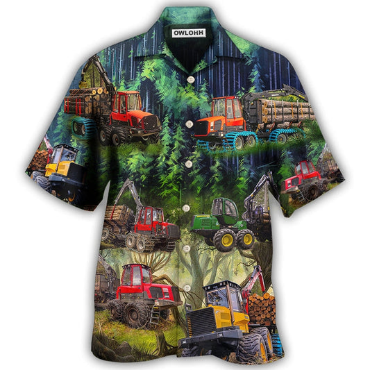 Tractor The Woods Are Calling And I Must Go Style - Hawaiian Shirt 