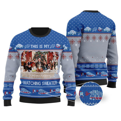 This Is My Watching Christmas Sweater Royal