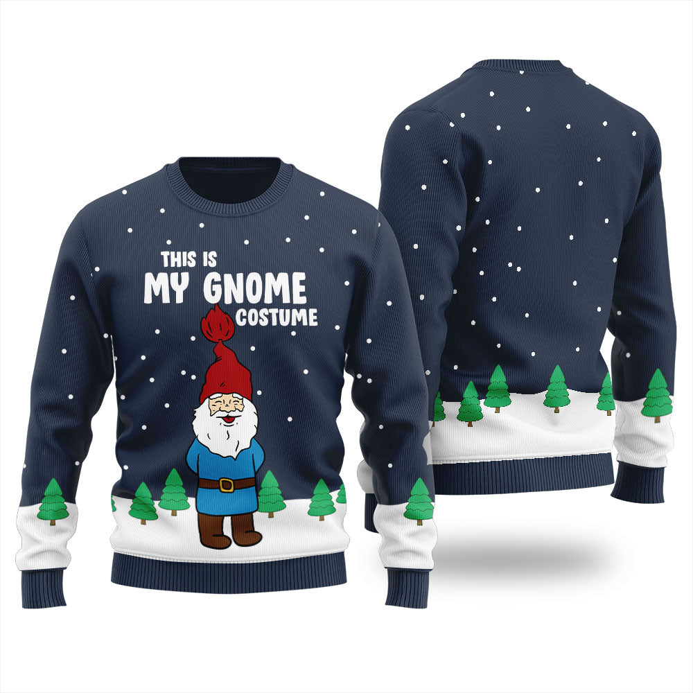 This is My Gnome Costume Ugly Christmas Sweater