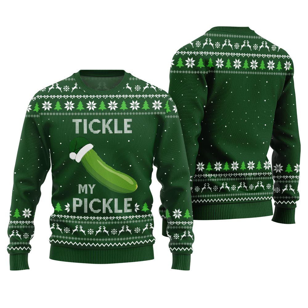 Tickle My Pickle Ugly Christmas Sweater