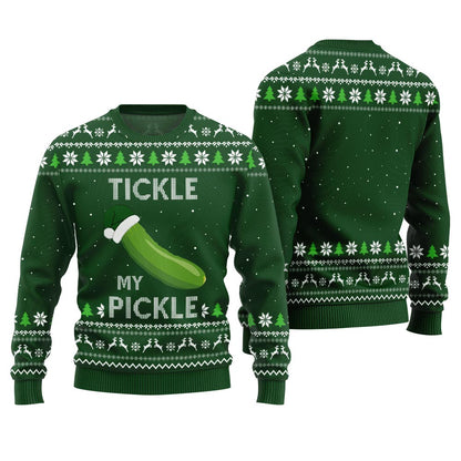 Tickle My Pickle Ugly Christmas Sweater