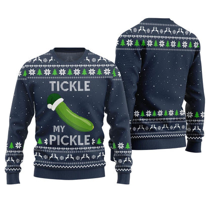 Tickle My Pickle Ugly Christmas Sweater