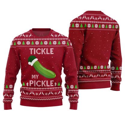 Tickle My Pickle Ugly Christmas Sweater