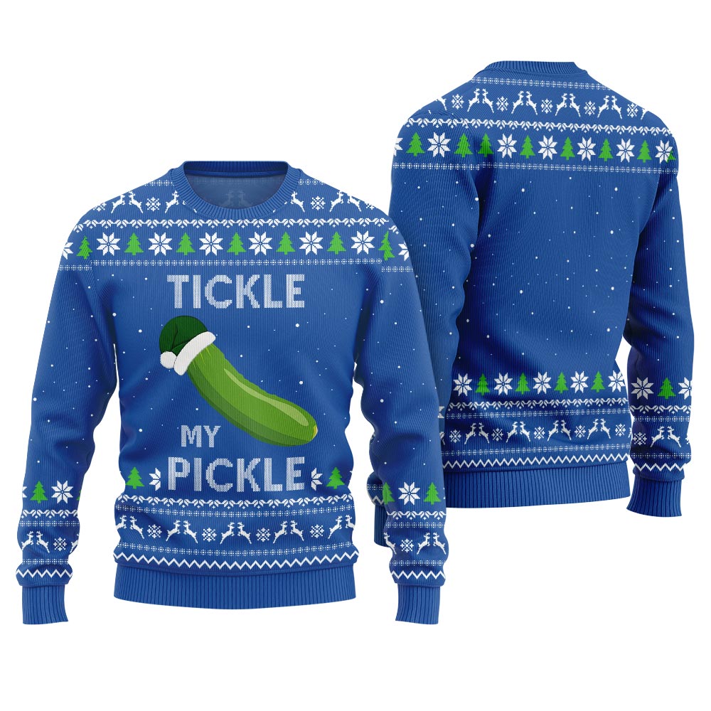 Tickle My Pickle Ugly Christmas Sweater