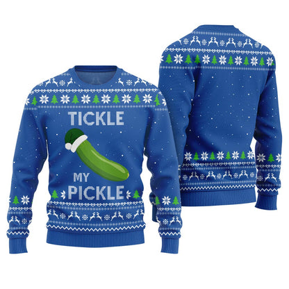 Tickle My Pickle Ugly Christmas Sweater