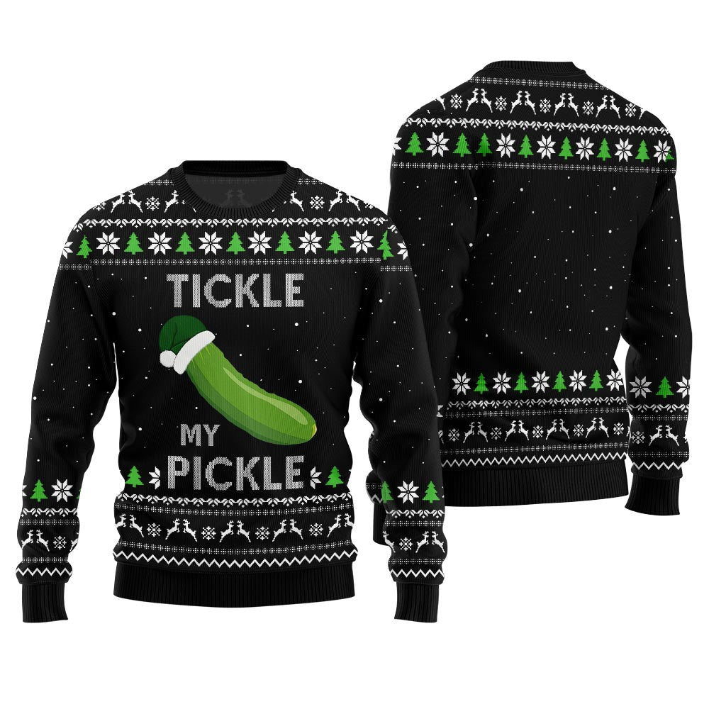 Tickle My Pickle Ugly Christmas Sweater