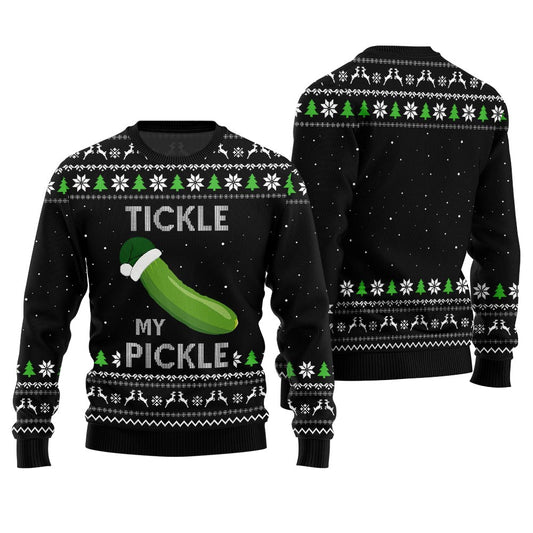 Tickle My Pickle Ugly Christmas Sweater