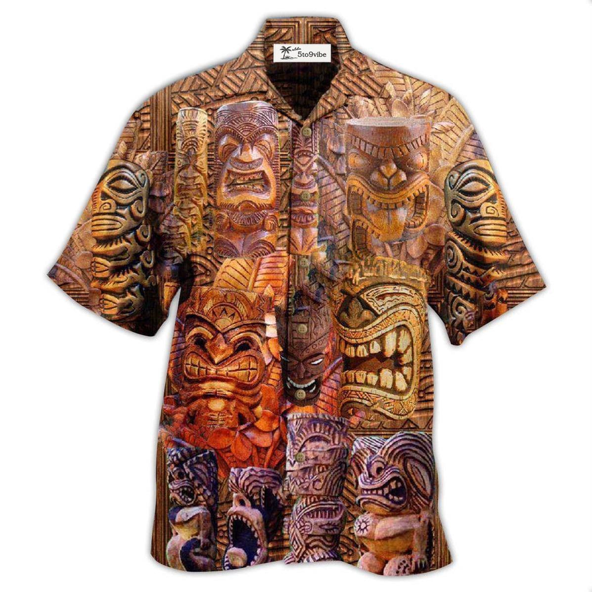 Hawaiian Shirt / Adults / S Tiki If Found Return To Hawaii Tiki Sculpture - Hawaiian Shirt 