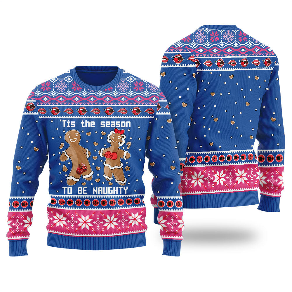 Tis The Season To Be Naughty Dirty Cookies Women's Ugly Sweater