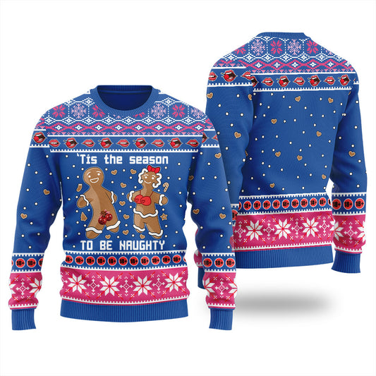 Tis The Season To Be Naughty Dirty Cookies Women's Ugly Sweater