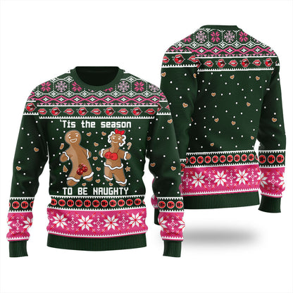 Tis The Season To Be Naughty Dirty Cookies Women's Ugly Sweater