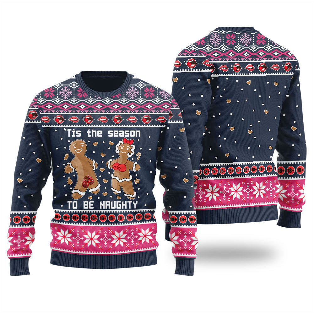 Tis The Season To Be Naughty Dirty Cookies Women's Ugly Sweater