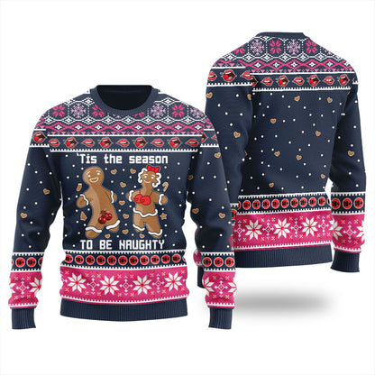 Tis The Season To Be Naughty Dirty Cookies Women's Ugly Sweater
