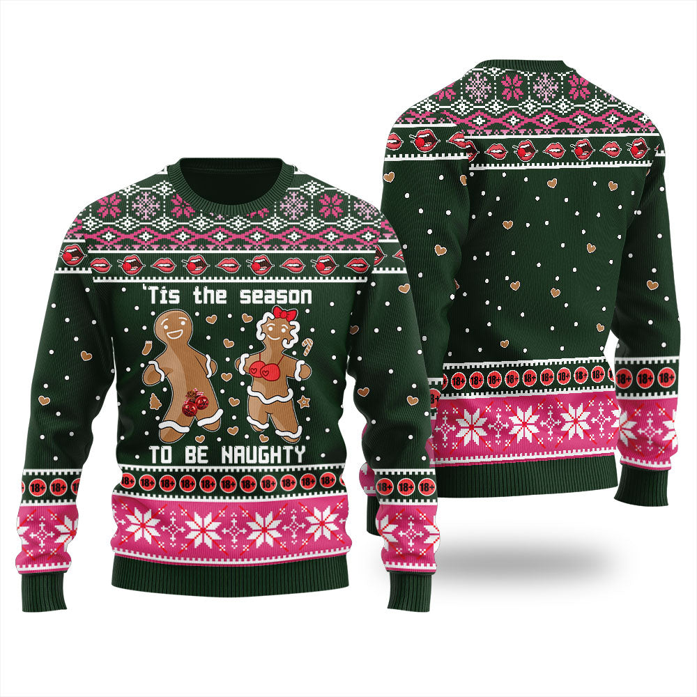Tis The Season To Be Naughty Dirty Cookies Women's Ugly Sweater