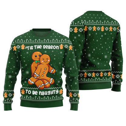 Tis The Season To Be Naughty Plus Size Xmas Sweater