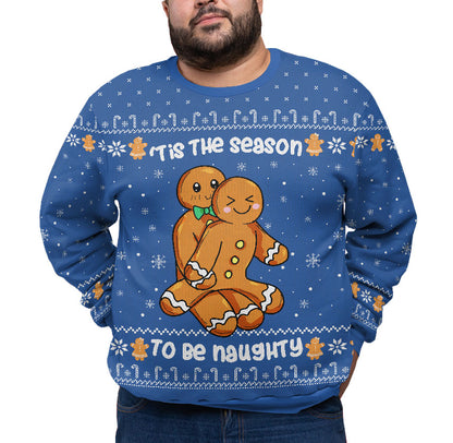 Tis The Season To Be Naughty Plus Size Xmas Sweater
