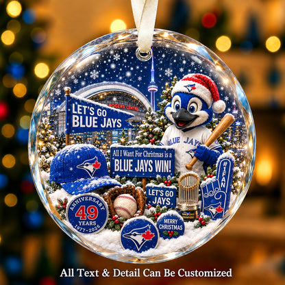 Baseball team Style 29 Glass Ornament mockup | 5To9Vibe