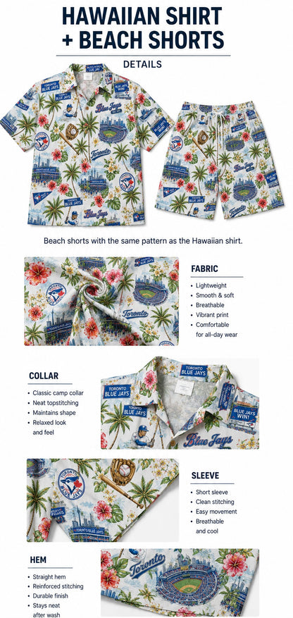CC Baseball Teams Scenic Pattern Button-Up Unisex Hawaiian Shirt For Men and Women