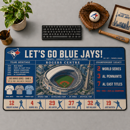 All Baseball Teams Vintage Stadium Desk Mat  Baseball Fan Desk Mat Mouse Pad Plus Size - 5to9vibe