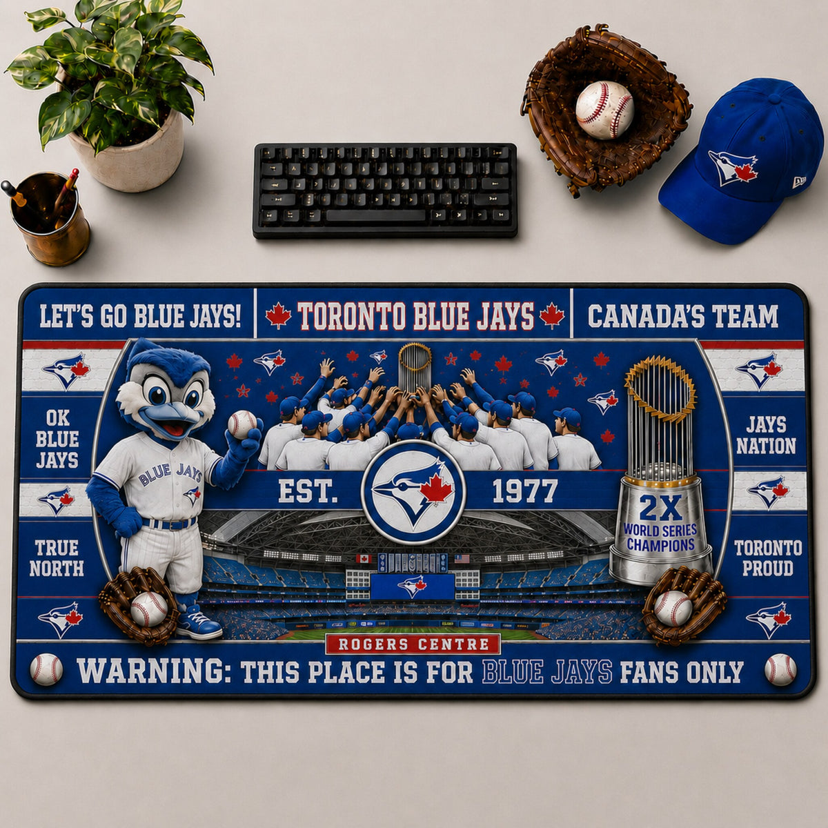 All Baseball Teams Anniversary For Fans Desk Mat  Baseball  Desk Mat Mouse Pad Plus Size - 5to9vibe