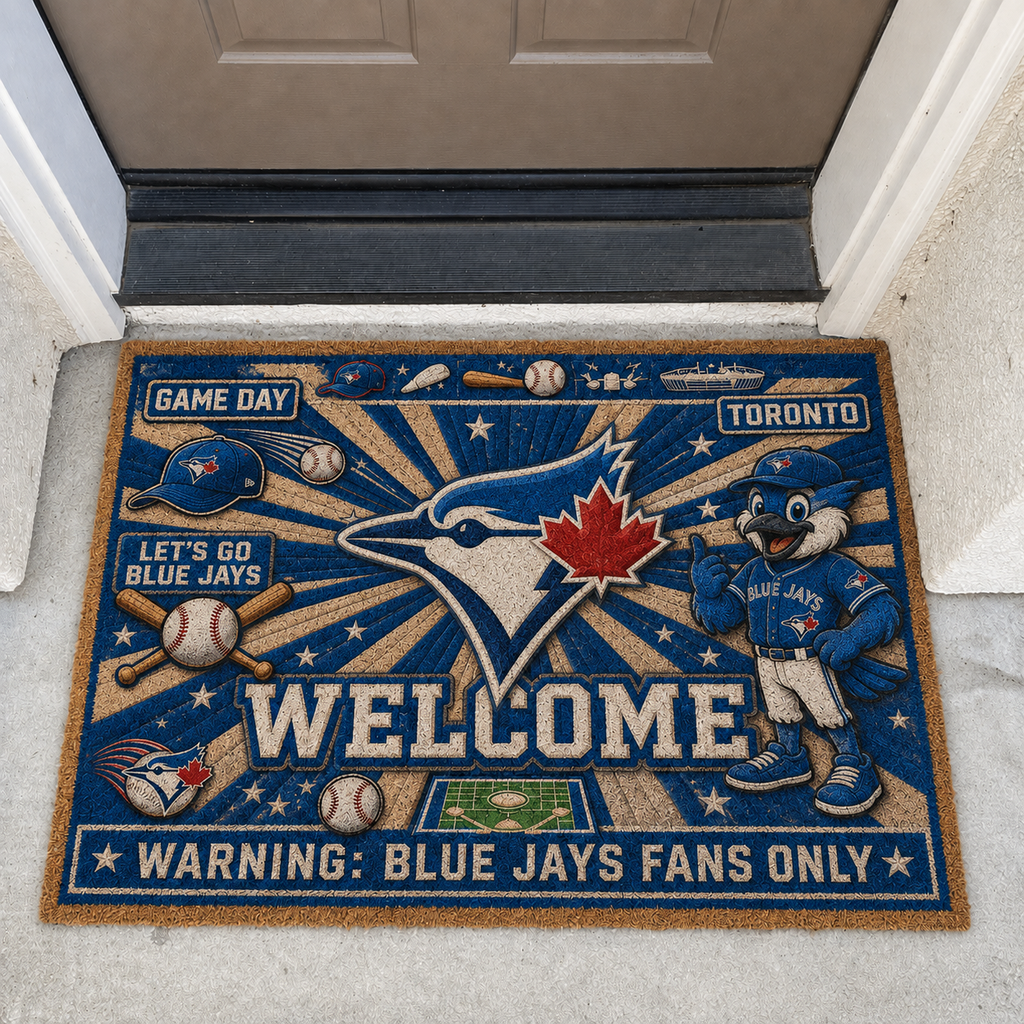 Baseball All Teams Welcome Coir Doormat Print Premium Welcome Mat – Personalized Baseball Coir Doormat