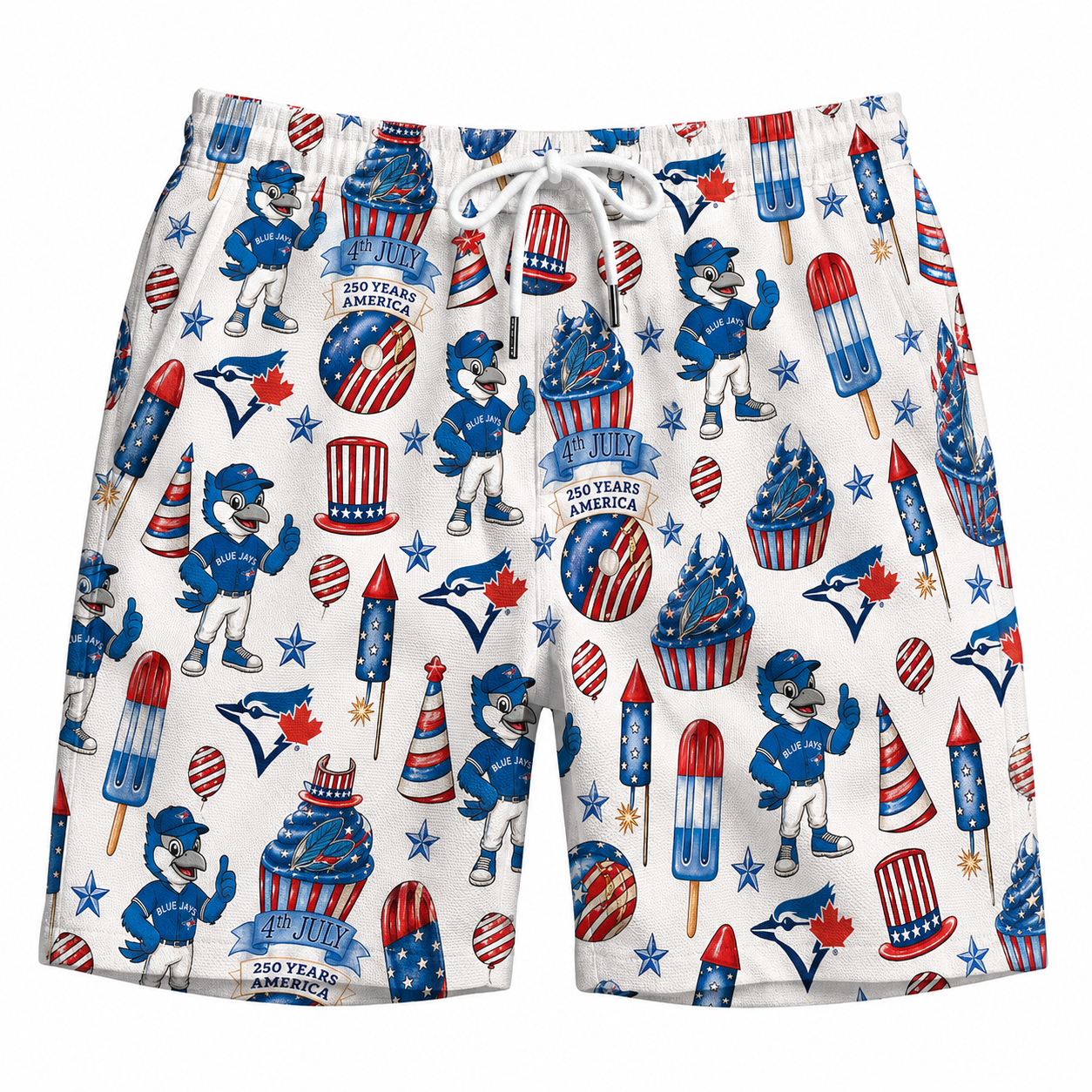 KCR Baseball Team 4th July 250 Years Anniversary America Premium Unisex Hawaiian Shirt For Men and Women