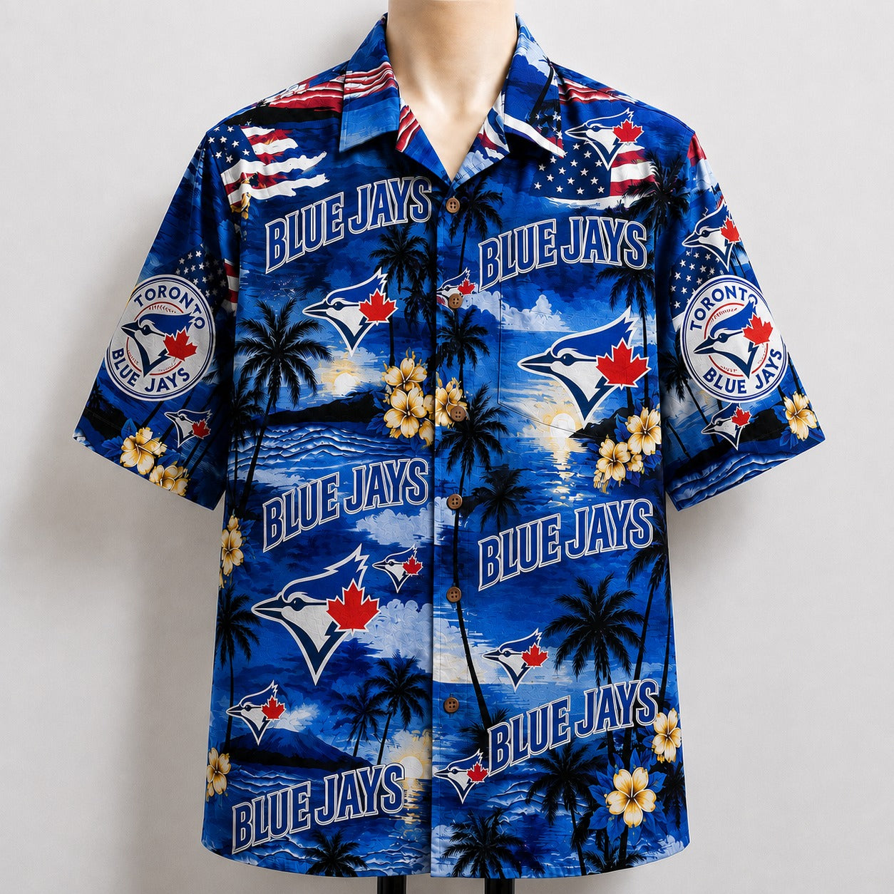 All Baseball Teams Sunset Paradise Button-Up Unisex Hawaiian Shirt For Men and Women