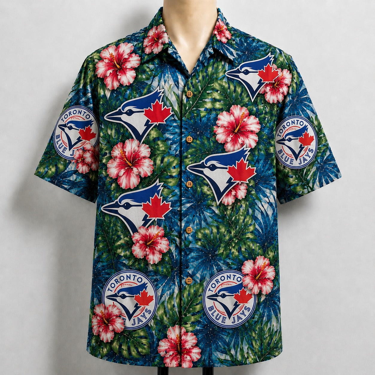All Baseball Teams Paradise Hibiscus Button-Up Unisex Hawaiian Shirt For Men and Women