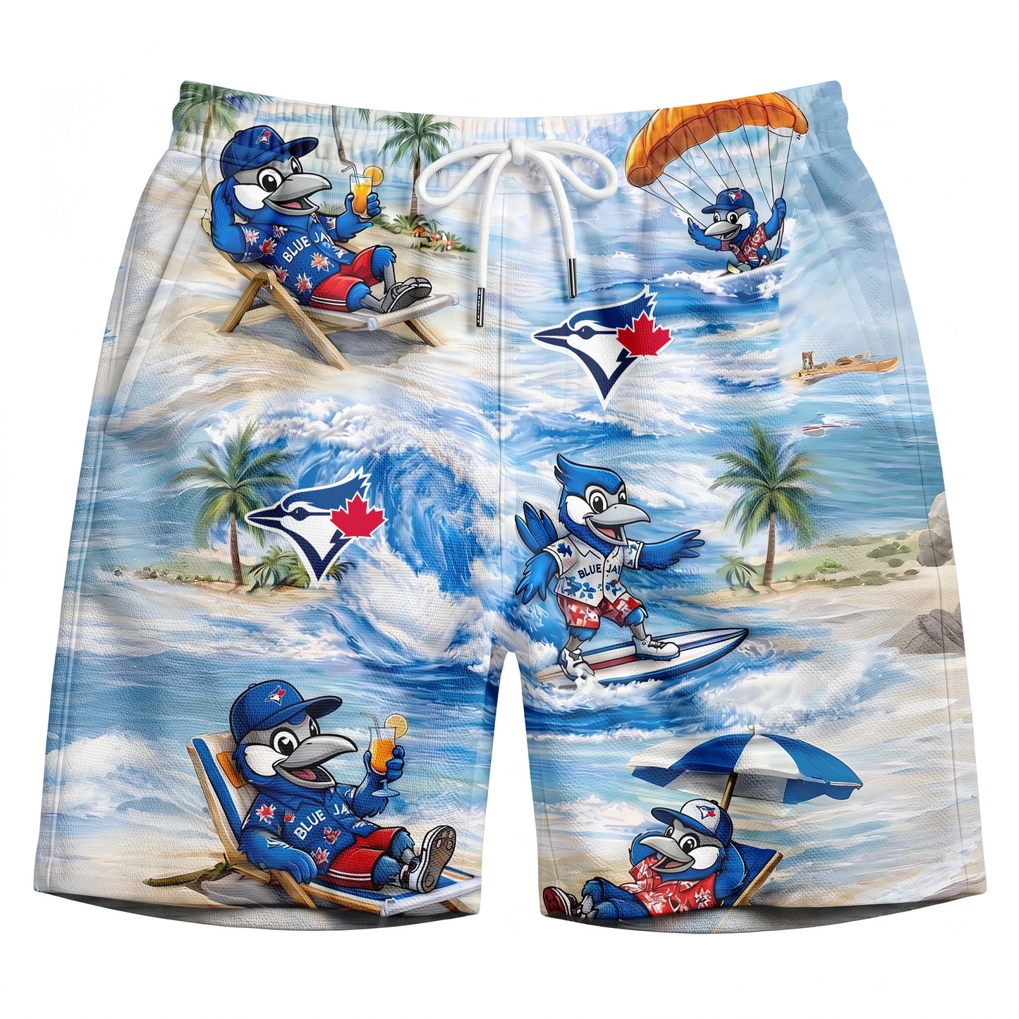 PP Baseball Mascot Beach Viber Button-Up Unisex Hawaiian Shirt For Men & Women