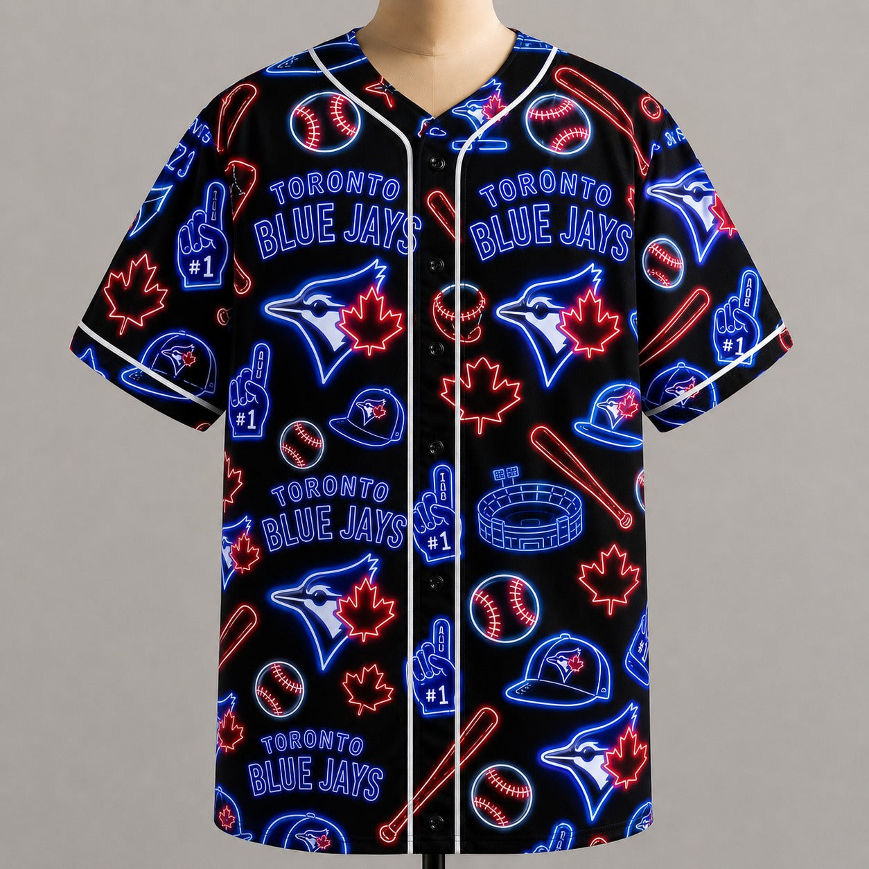 All Baseball Jersey Teams Neon Pattern Vibe Summer Party Baseball Jersey For Men and Women