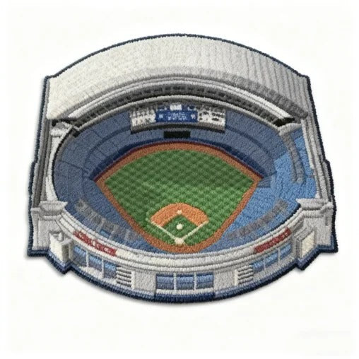 All Baseball Teams Stadium Baseball Fan Custom Quilted Print Premium Welcome Mat Washable Black Border – Personalized Baseball Doormat