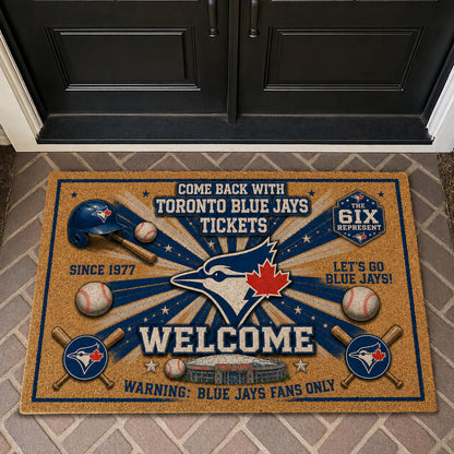 Alfombra personalizada de bienvenida premium de equipo de la MLB – Felpudo de béisbol personalizado