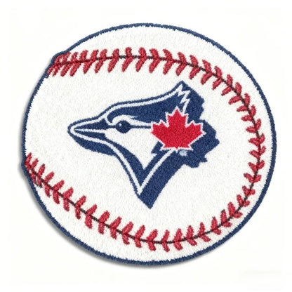All Baseball Teams Baseball-Shaped Logo Baseball Fan Custom Quilted Print Premium Welcome Mat Washable Black Border – Personalized Baseball Doormat