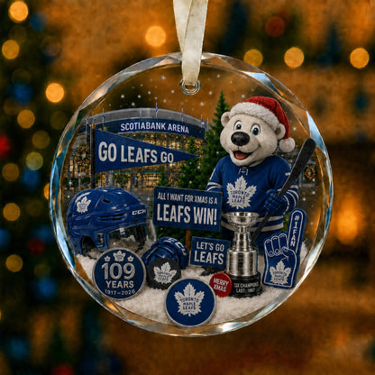 All Hockey Teams Christmas Glass Ornament With Gift Box Trending - 5to9vibe