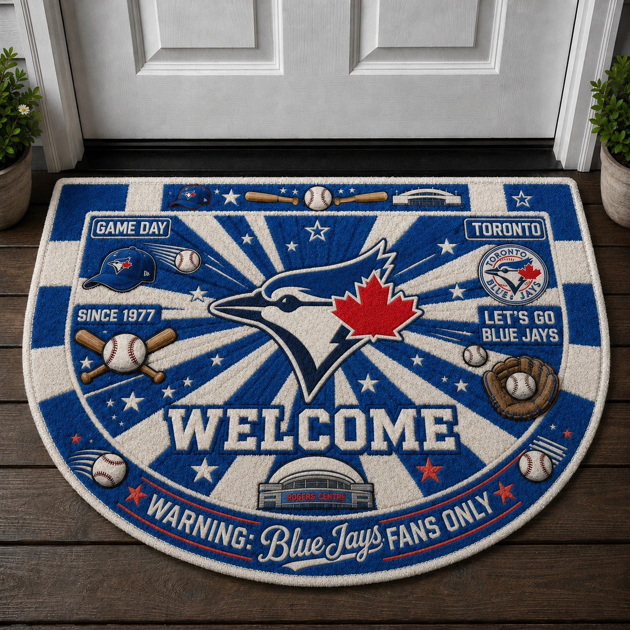 Football All Teams Custom Premium Welcome Mat – Personalized Doormat