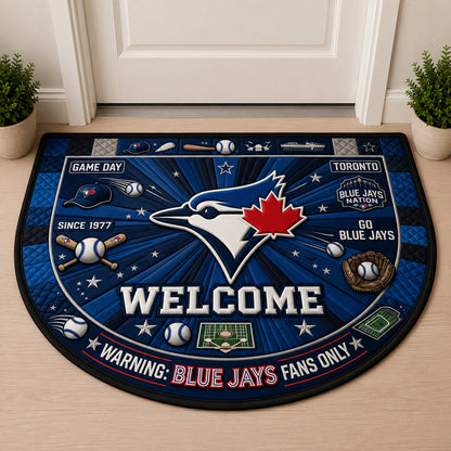 Alfombra personalizada de bienvenida premium de equipo de la MLB – Felpudo de béisbol personalizado