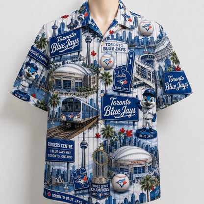 All Baseball Teams Iconic 2 Moments Aloha Shirt for Baseball Fans Button-Up Unisex Hawaiian Shirt For Men and Women