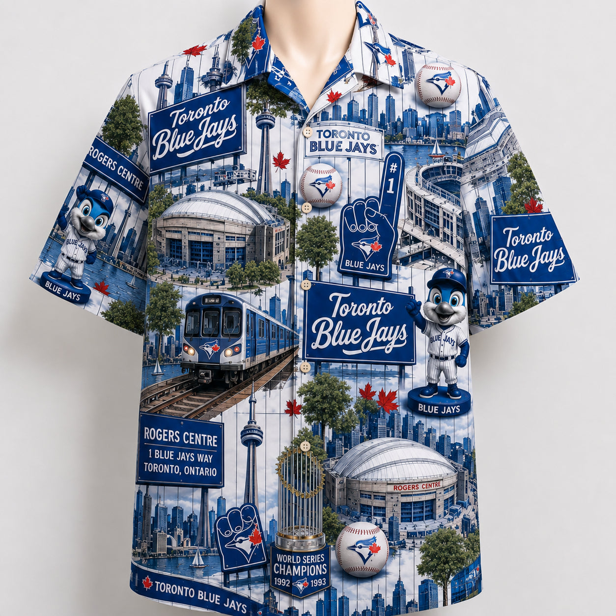 All Baseball Teams Iconic 2 Moments Aloha Shirt for Baseball Fans Button-Up Unisex Hawaiian Shirt For Men and Women
