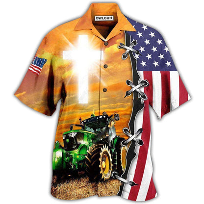 Hawaiian Shirt / Adults / S Tractor Proud To Be A Farmer - Hawaiian Shirt 