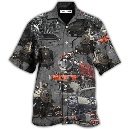 Hawaiian Shirt / Adults / S Train Cool Style - Hawaiian Shirt 