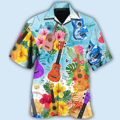 Guitar Tropical Hawaii Ukulele - Hawaiian Shirt 