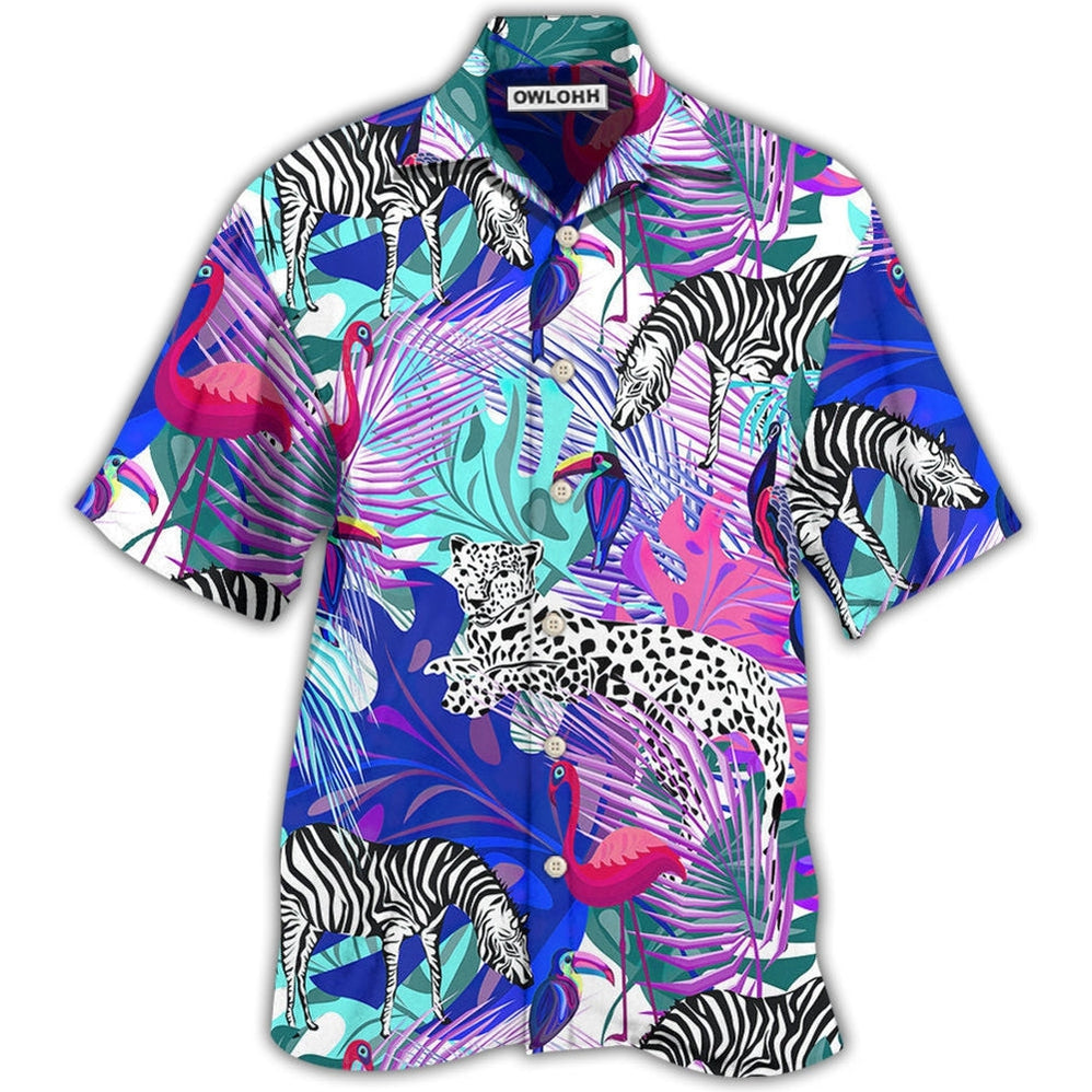Hawaiian Shirt / Adults / S Animals Tropical Animals Tropical Leaf With Colorful Style - Hawaiian Shirt 