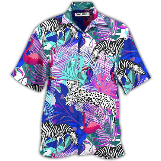 Hawaiian Shirt / Adults / S Animals Tropical Animals Tropical Leaf With Colorful Style - Hawaiian Shirt 