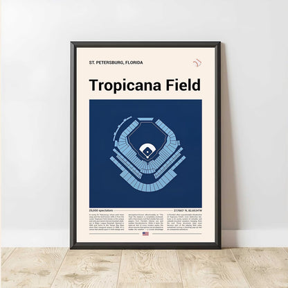 Baseball Stadium Seating Diagram - Vertical Poster - 5to9vibe