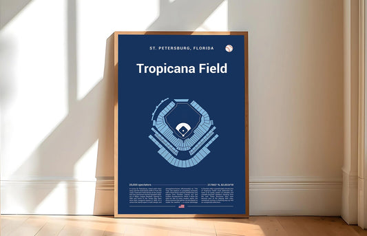 Baseball Stadium Seating Chart No Frame- Vertical Poster - 5to9vibe