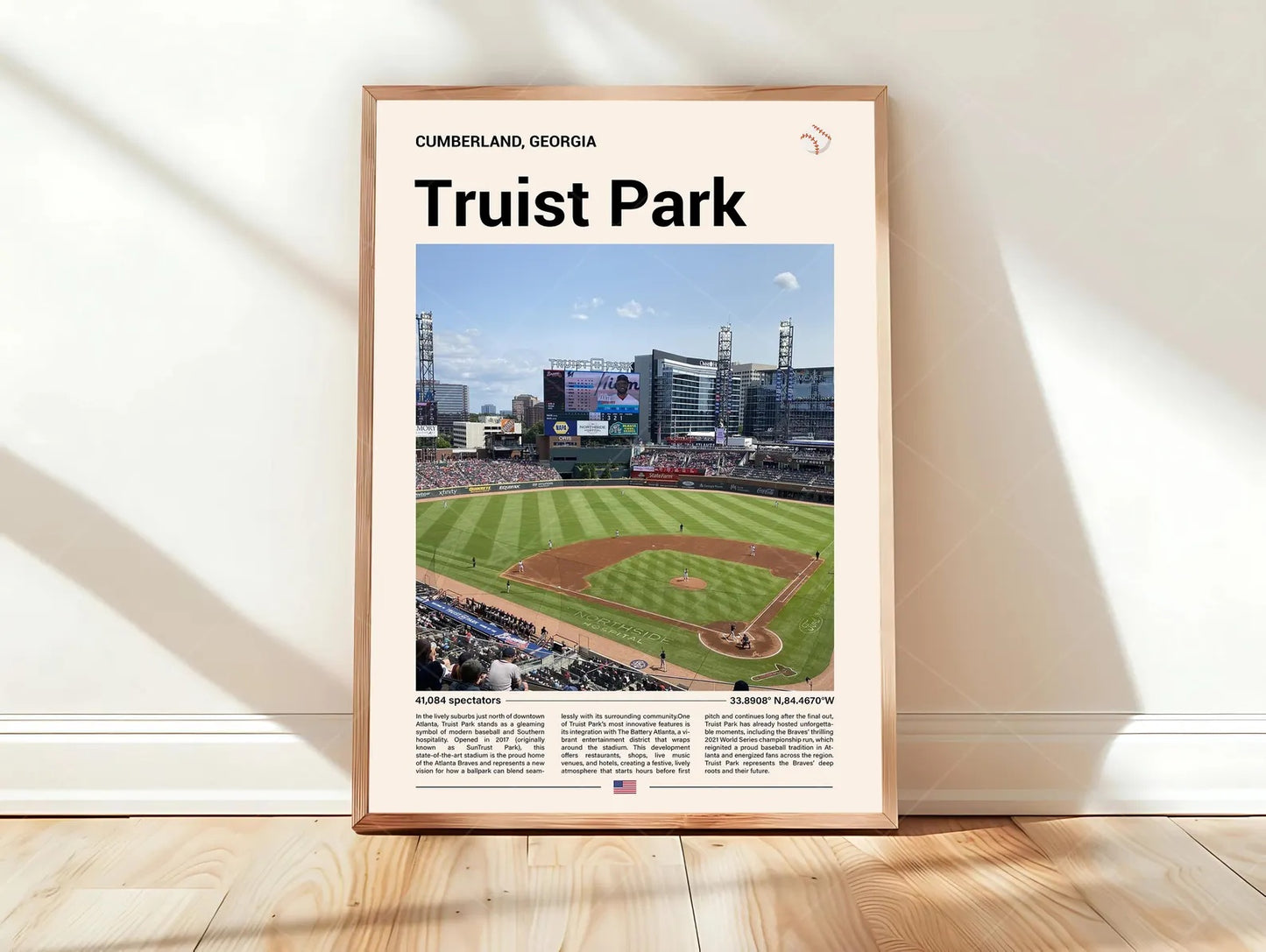 Baseball Stadium Major League Vintage - Vertical Poster - 5to9vibe