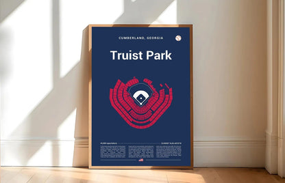 Baseball Stadium Seating Chart - Vertical Poster - 5to9vibe