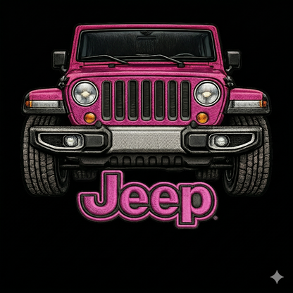 Sudadera prémium unisex Jeep bordada con cremallera de cuarto, suéter con cremallera de cuarto inspirado