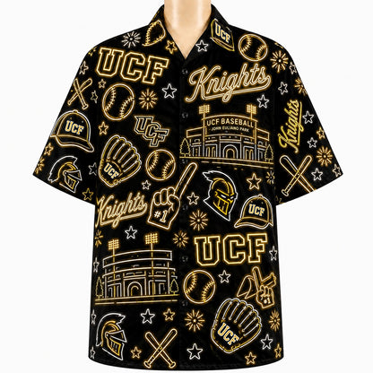 All Baseball College Teams Neon Viber Unisex Hawaiian Shirt For Men & Women